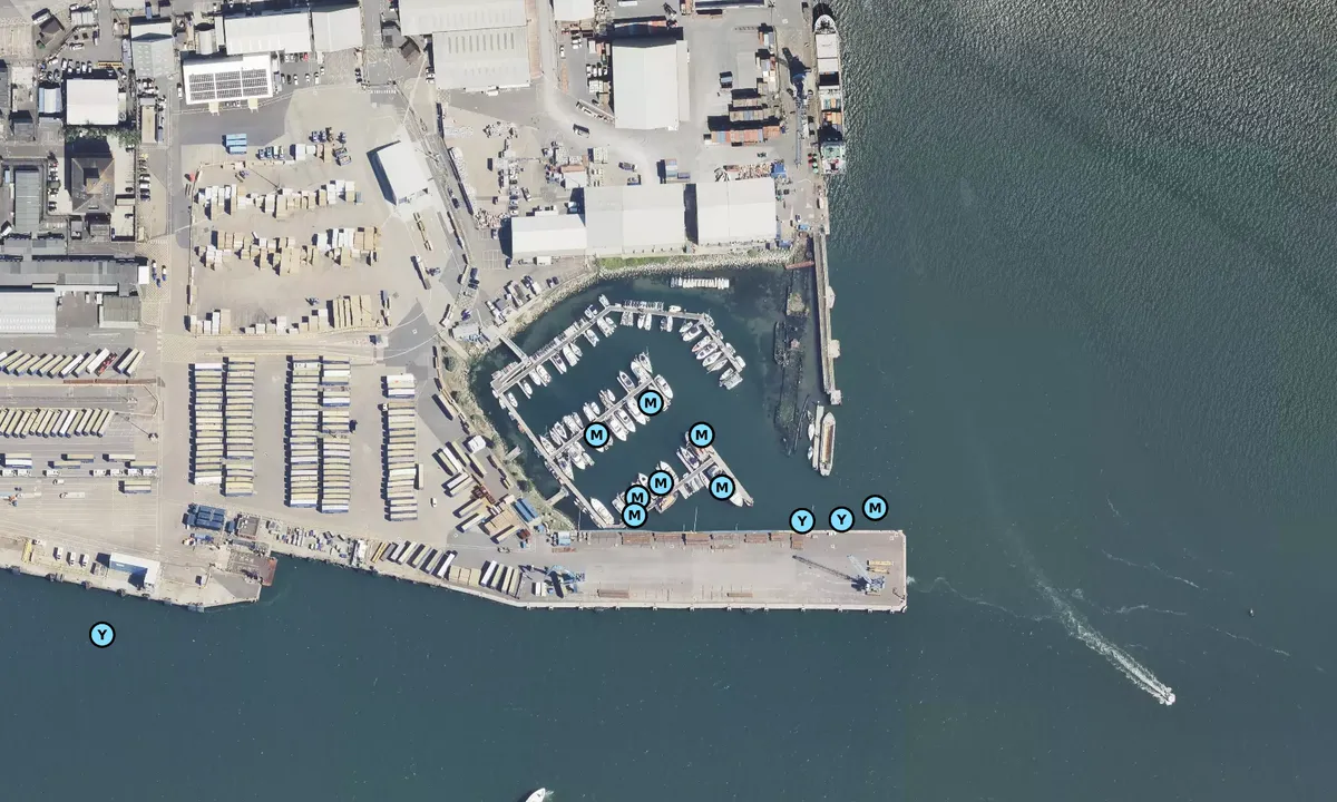 Satelite image of Port of Poole Marina - Dorset