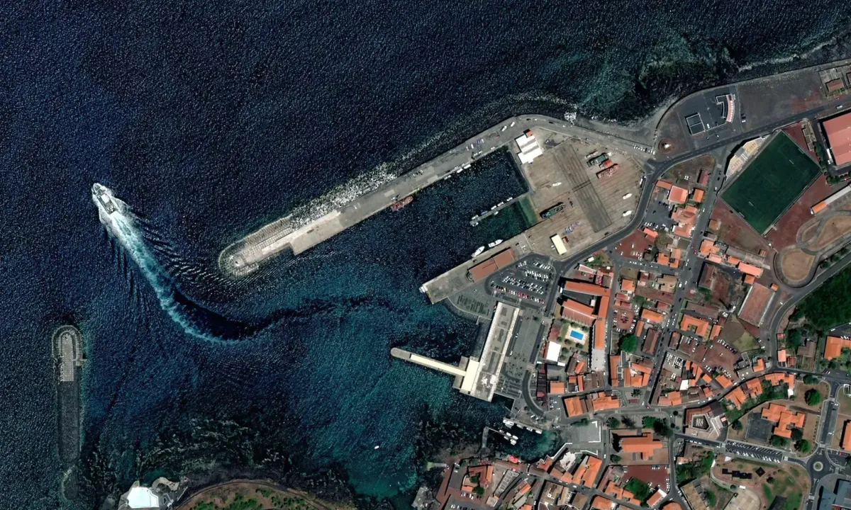 Flyfoto av Port Pico