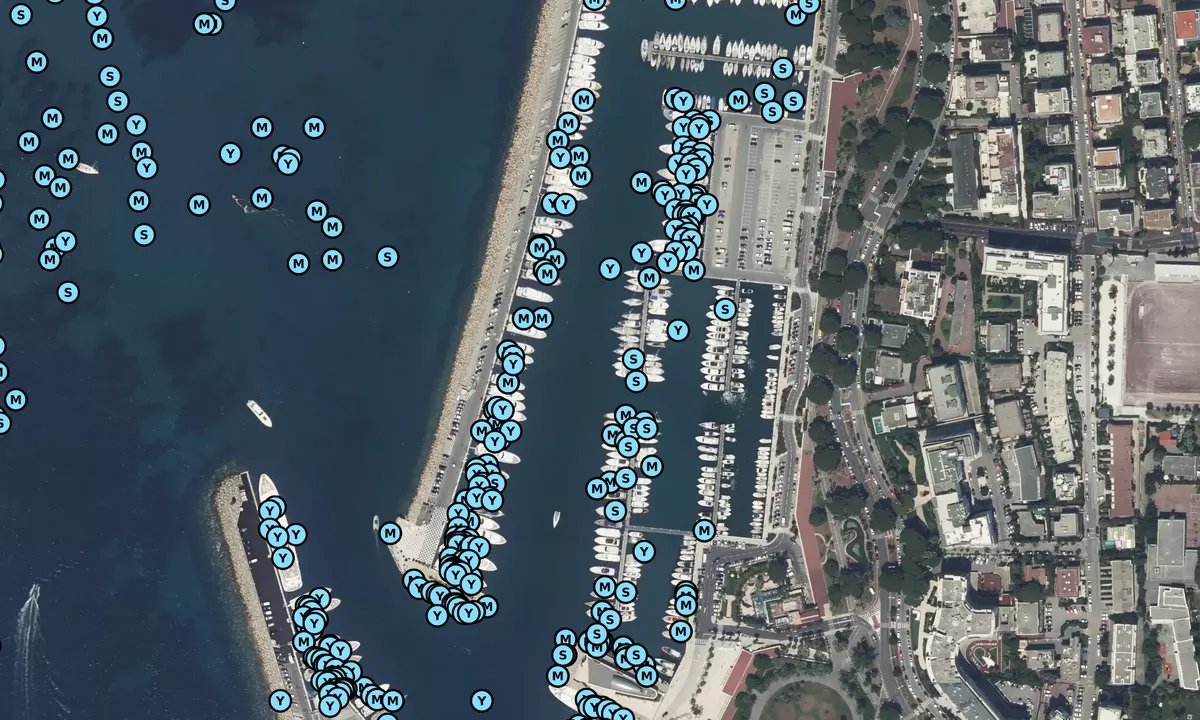 Satelite image of Port Pierre Canto