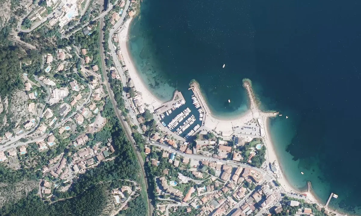 Flyfoto av Port Theoule