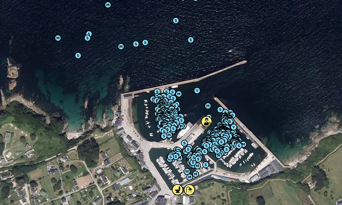 Satelite image of Port - Tudy - Groix