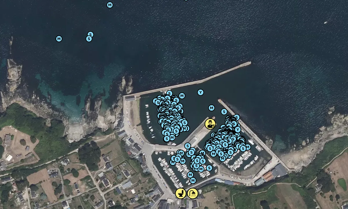 Satelite image of Port - Tudy - Groix