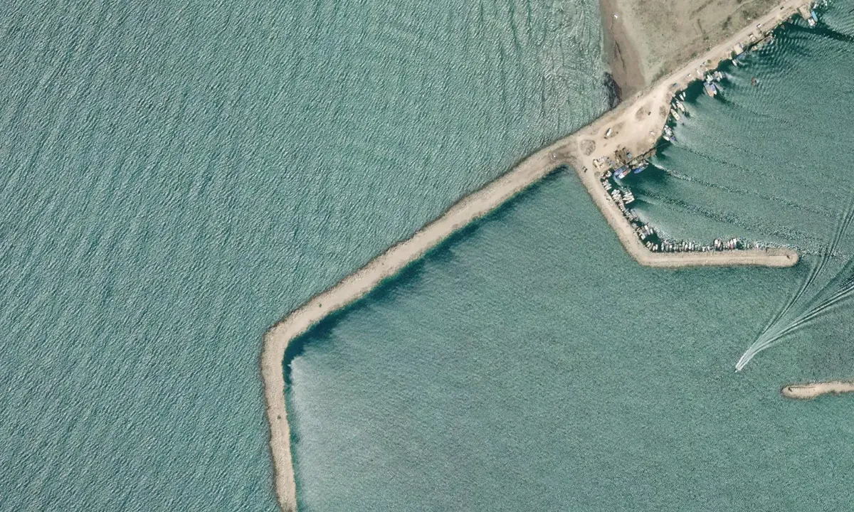 Flyfoto av Porti i Peshkimit