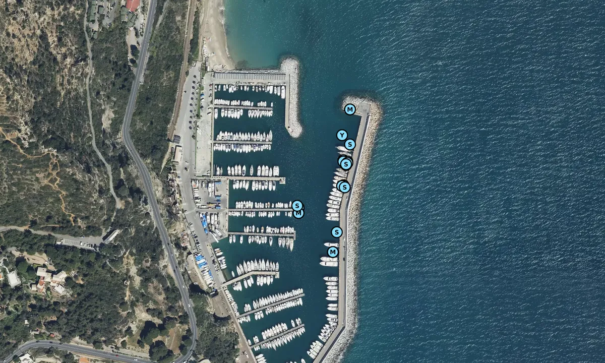 Satelite image of Porto Alassio