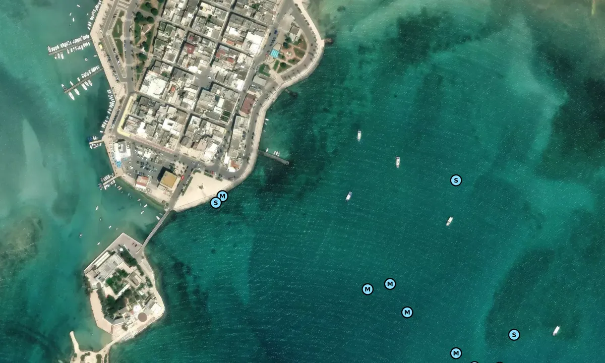 Satelite image of Porto Cesareo 2