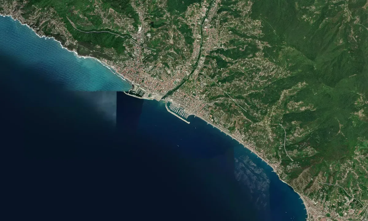 Flyfoto av Porto di Lavagna