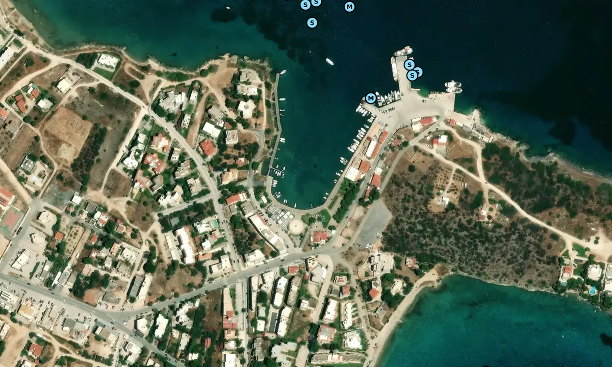 Satelite image of Porto Rafti 1