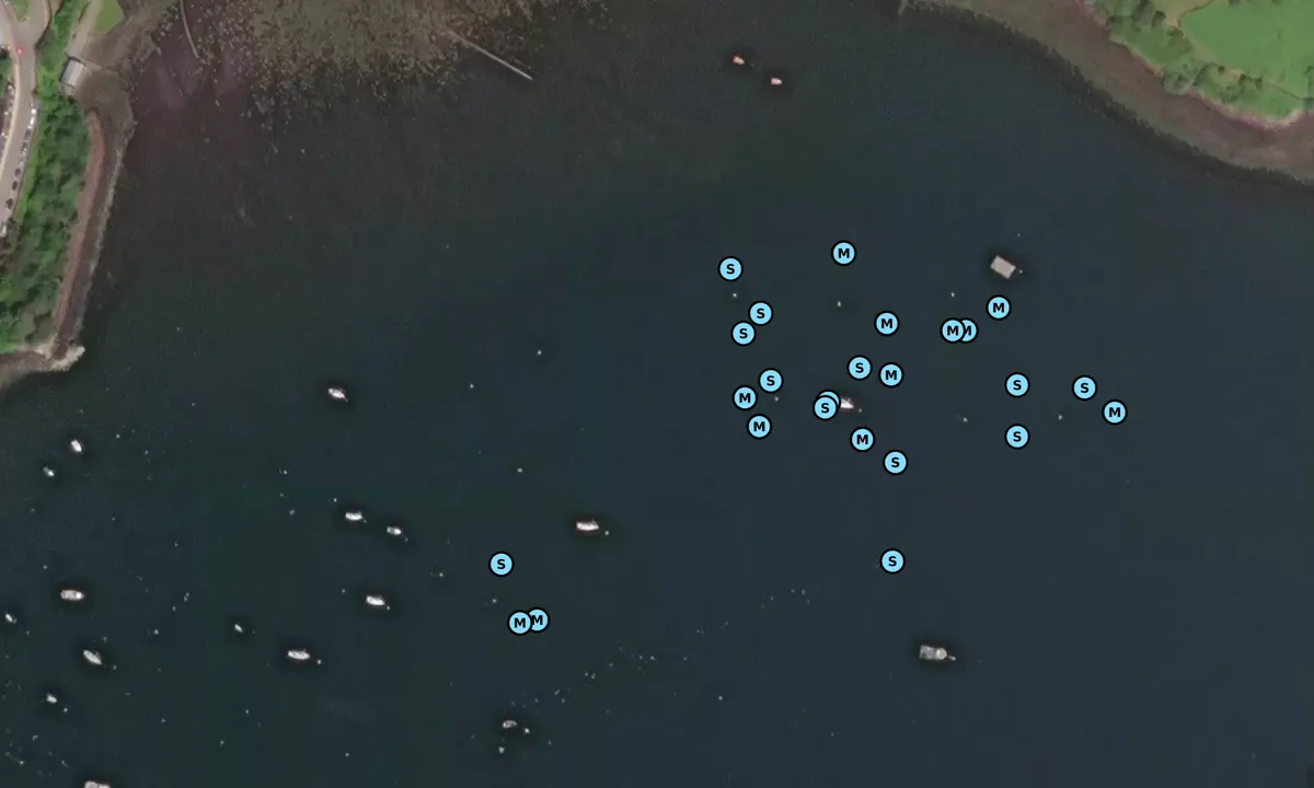 Satelite image of Portree Harbour
