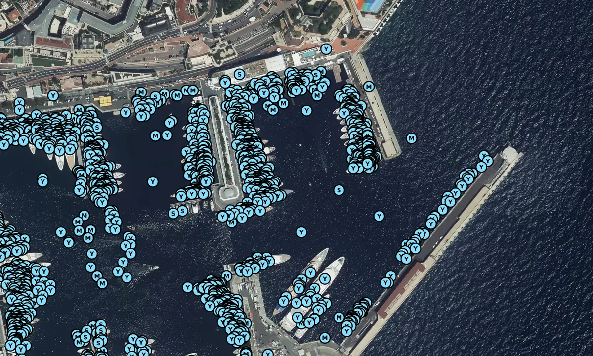 Satelite image of Ports of Monaco