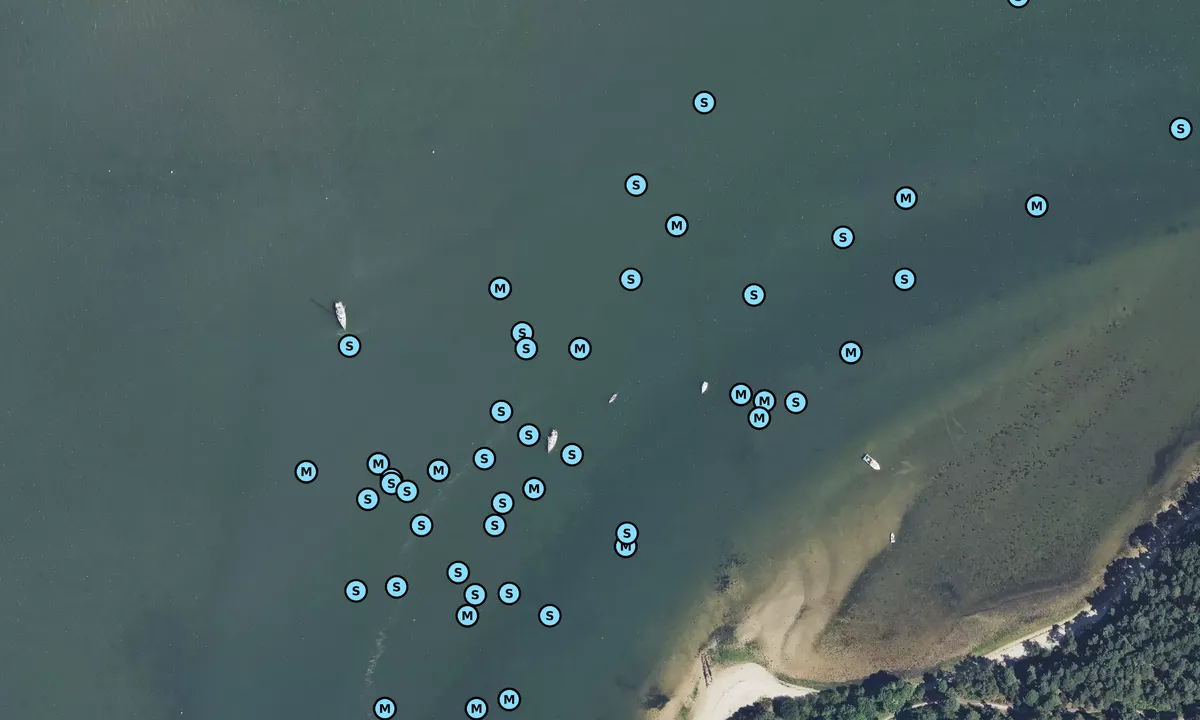 Satelite image of Pottery Pier - Poole