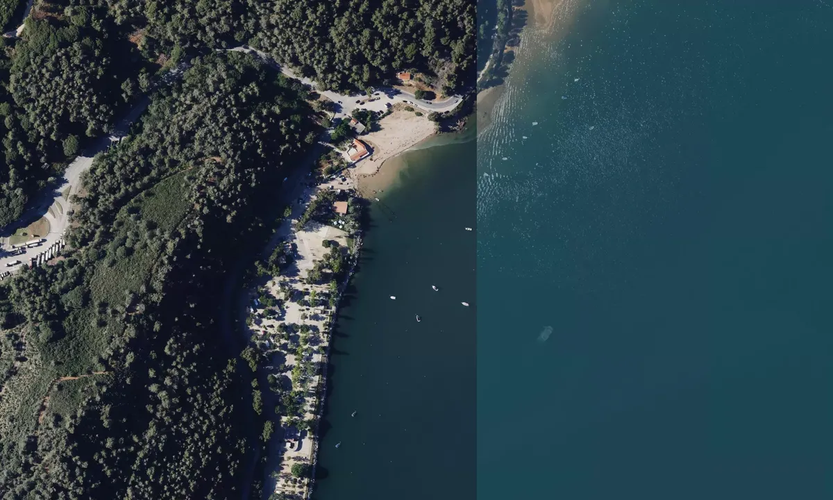Satelite image of Praia da Rasca