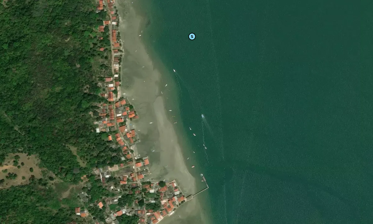 Satelite image of Praia de Botelho