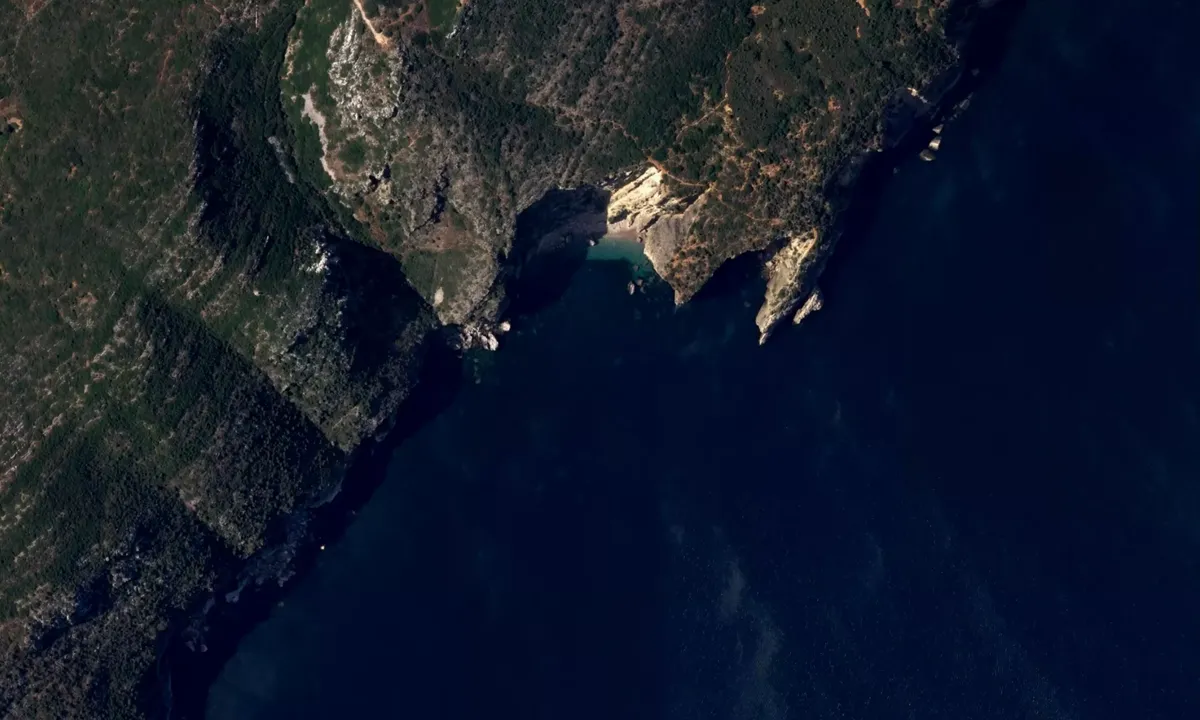 Flyfoto av Praia de cramesines