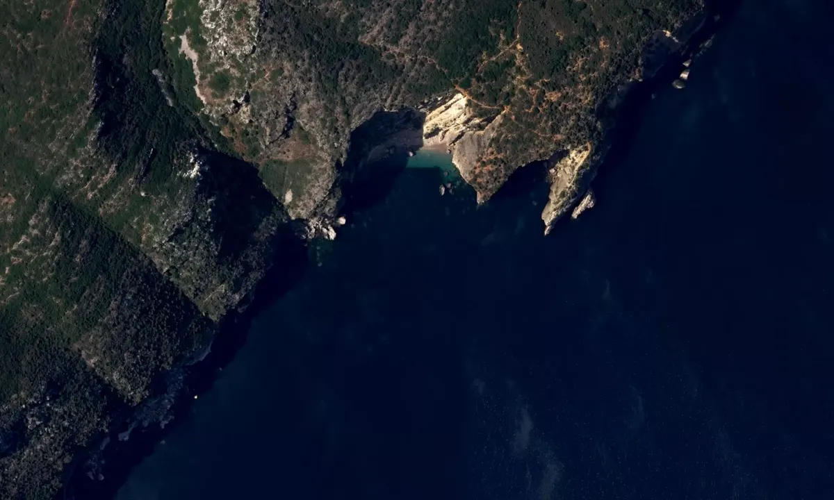 Satelite image of Praia de cramesines