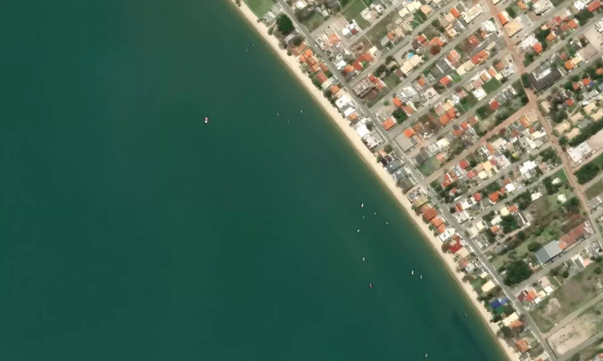 Satelite image of Praia do Canto Grande