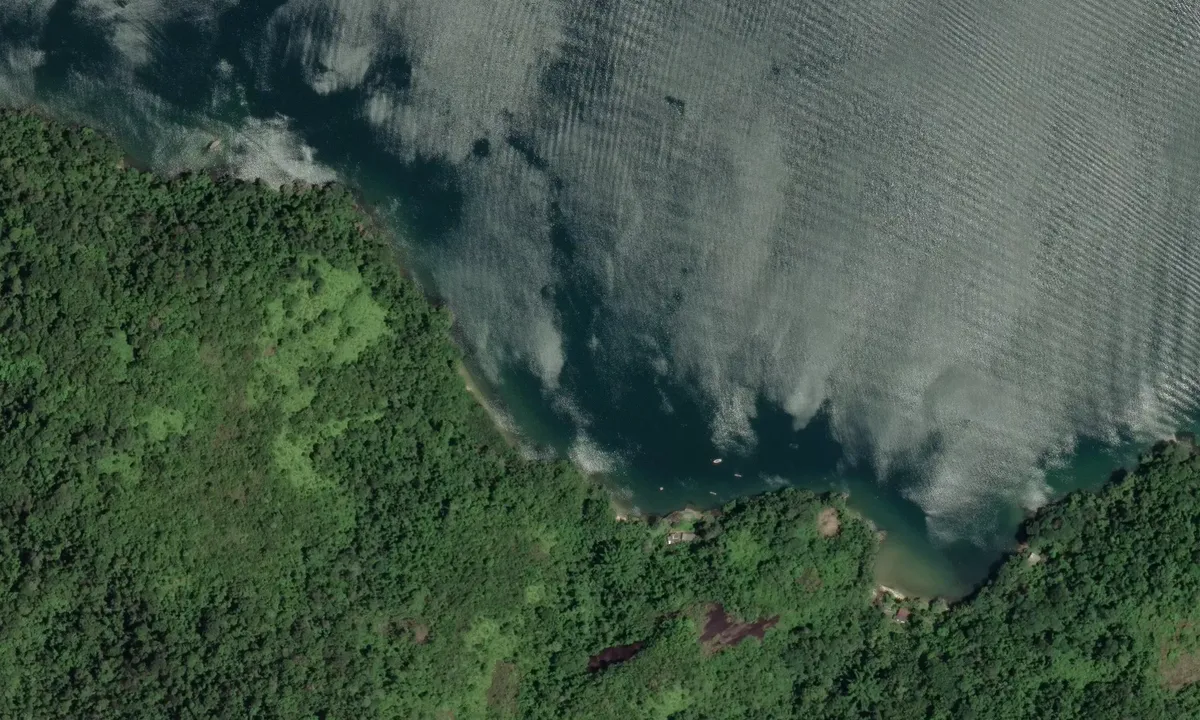 Satelite image of Praia do Delegado