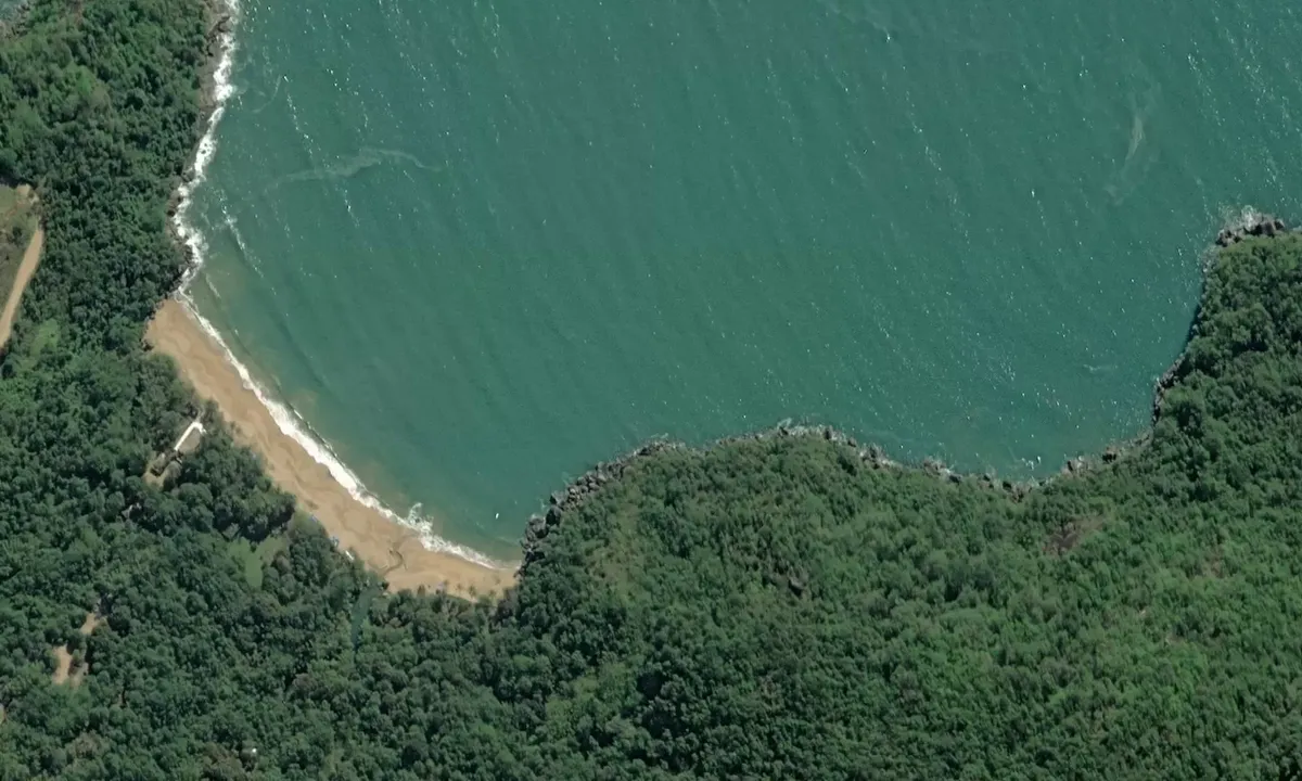 Satelite image of Praia do Jabaquara