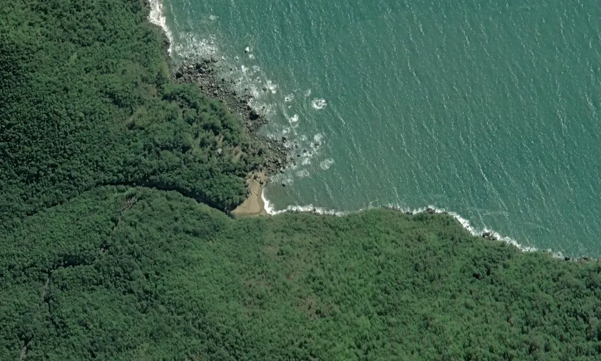 Flyfoto av Praia do Poço