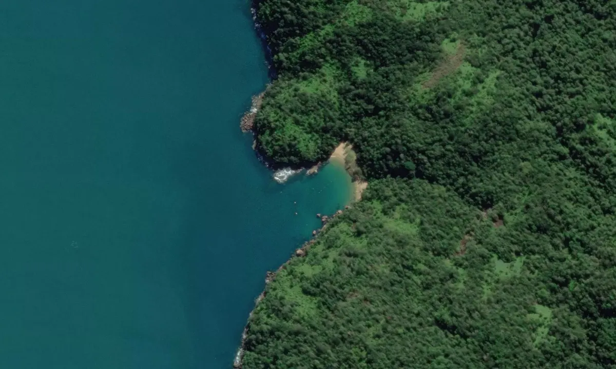 Flyfoto av Praia do Sul - Ubatuba