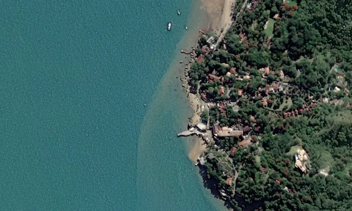 Satelite image of Praia do Viana
