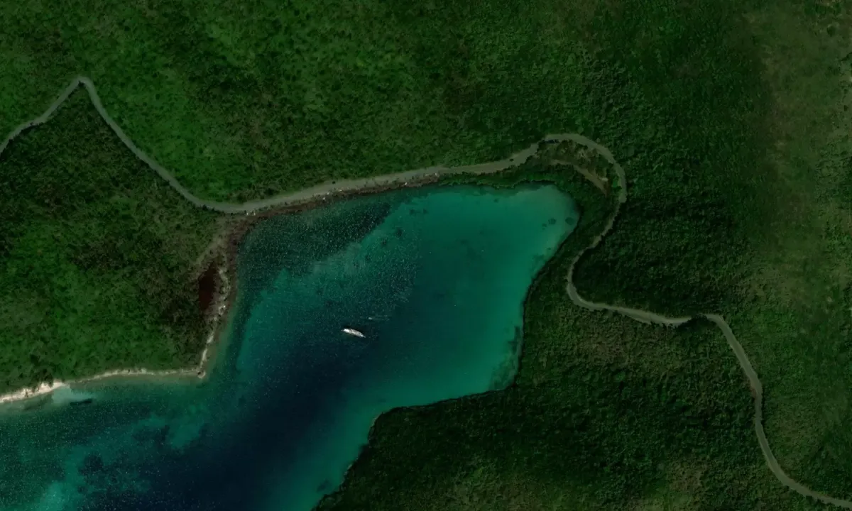 Satelite image of Princess Bay