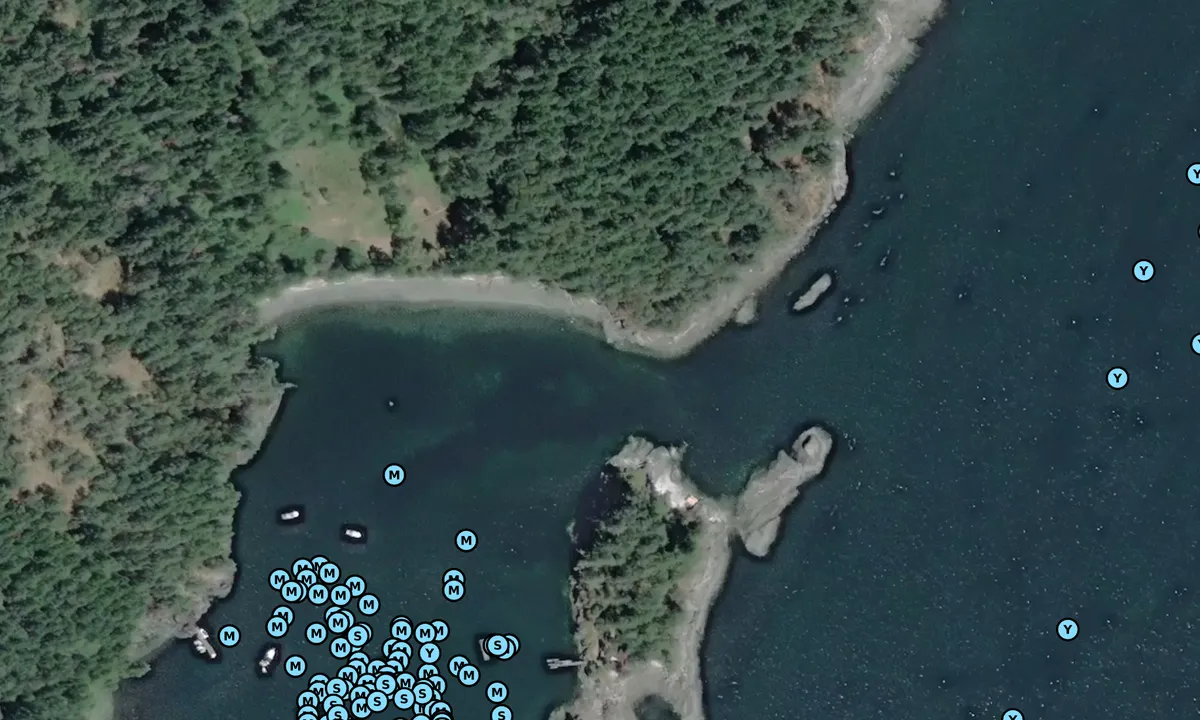 Satelite image of Princess Margaret Marine Park