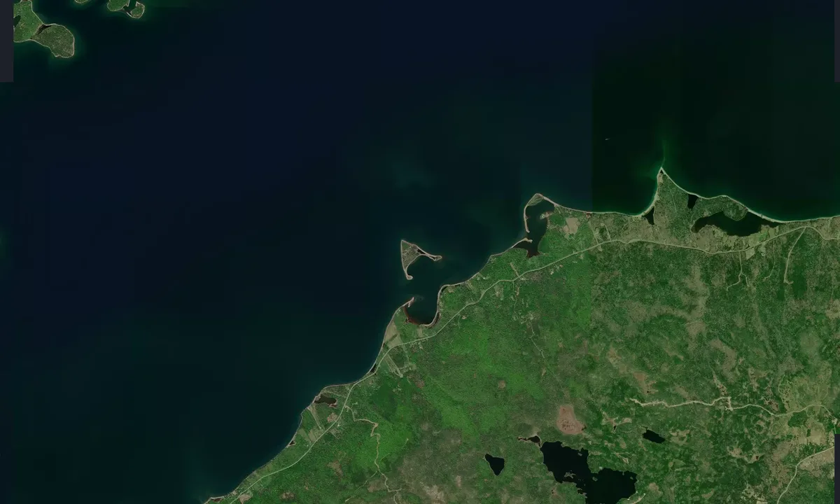 Flyfoto av Pringle Harbour