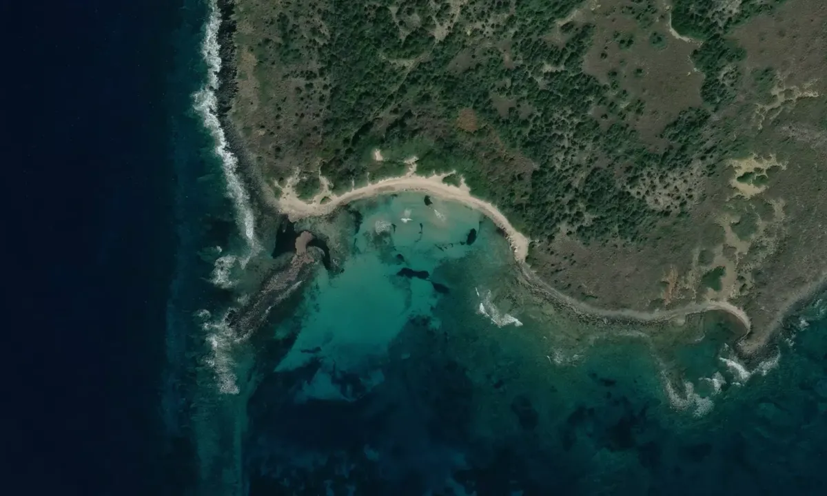 Satelite image of Psathoura - South