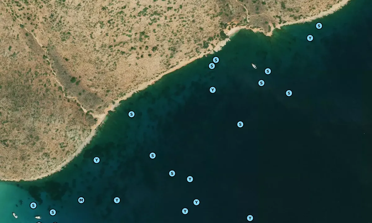 Satelite image of Pserimos nord