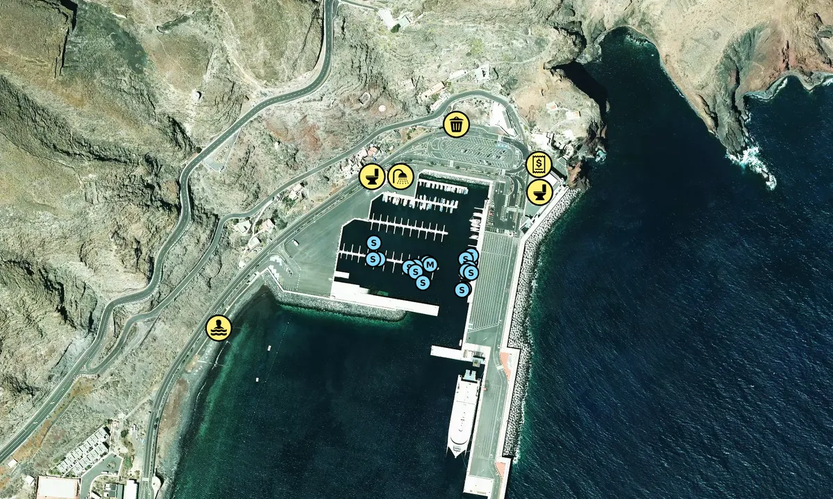 Satelite image of Puerto de la Estaca