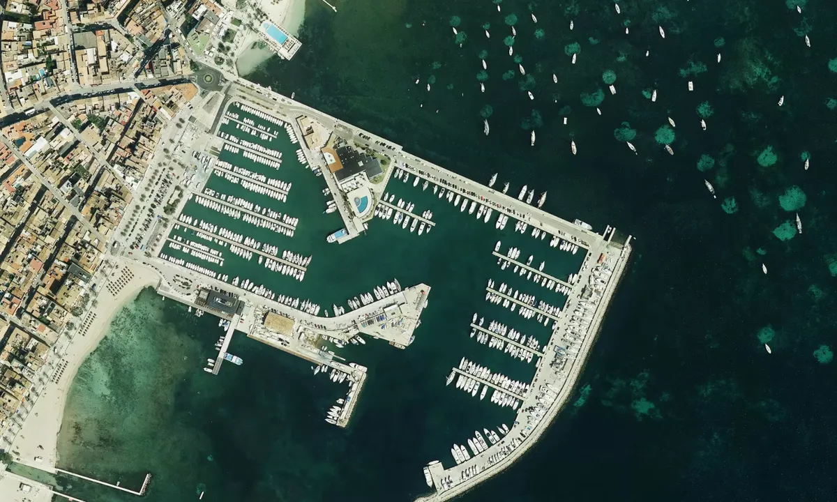 Flyfoto av Puerto de Pollensa (Pollença) Ports IB