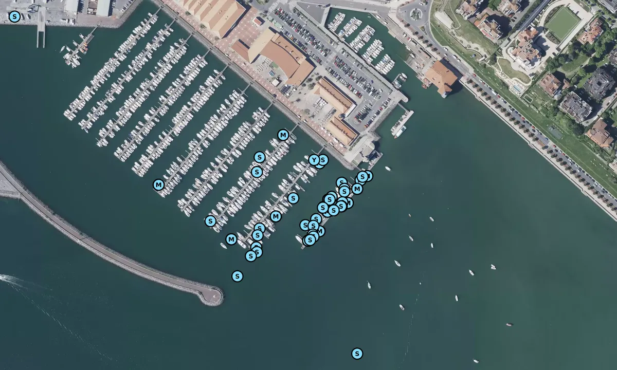 Satelite image of Puerto Deportivo de El Abra-Getxo