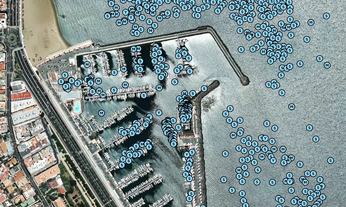 Satelite image of Puerto Deportivo De Las Palmas