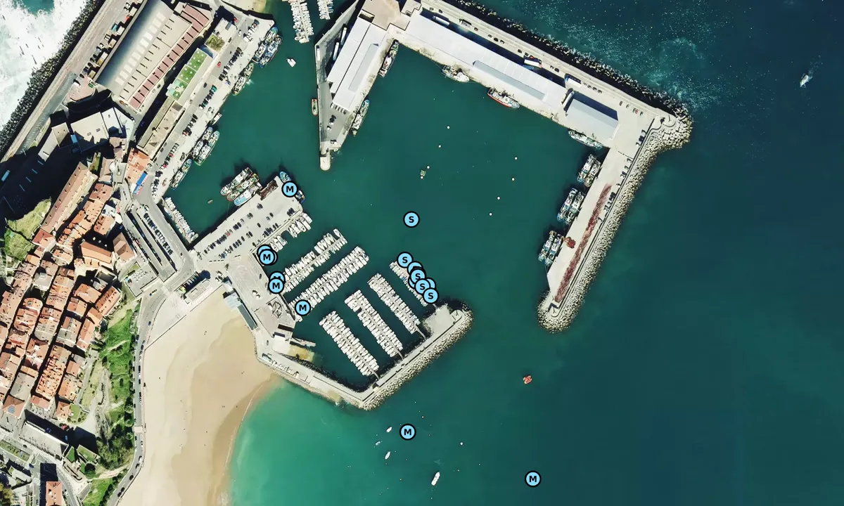 Satelite image of Puerto Deportivo Guetaria