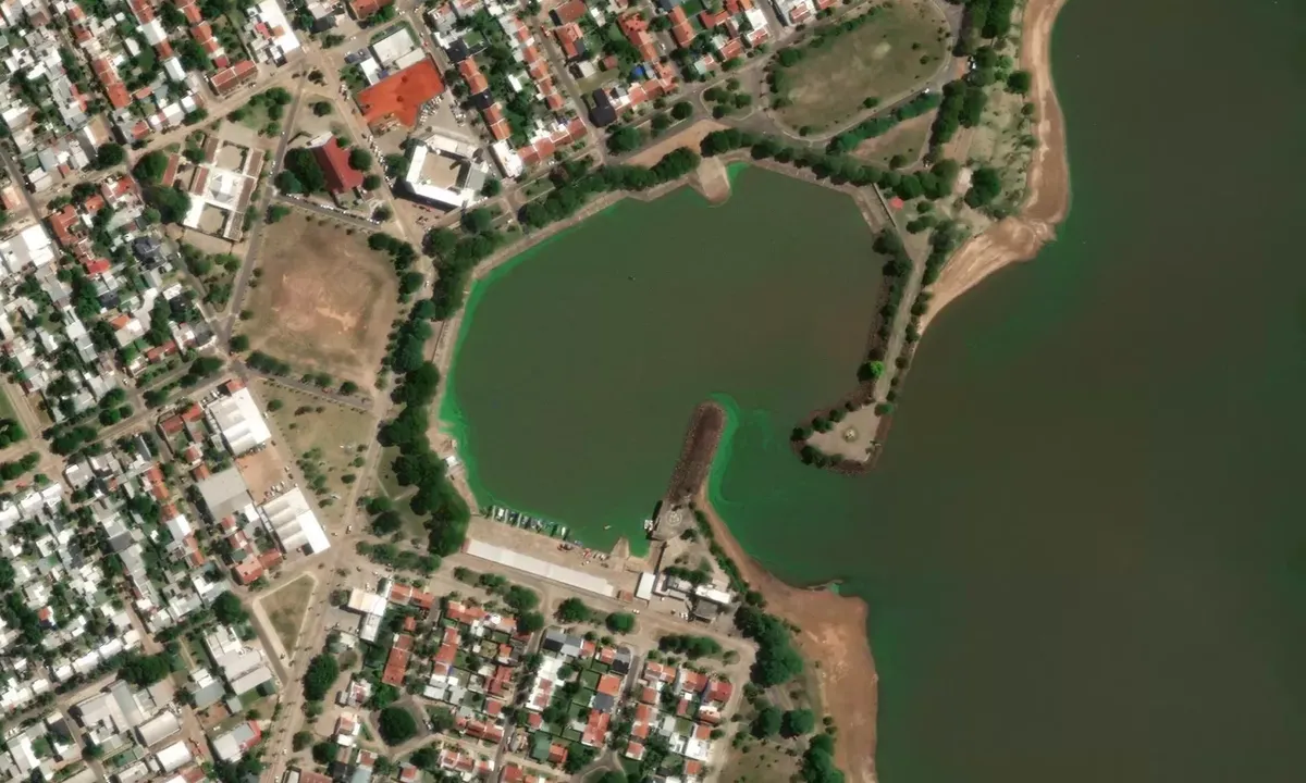 Satelite image of Puerto Federación