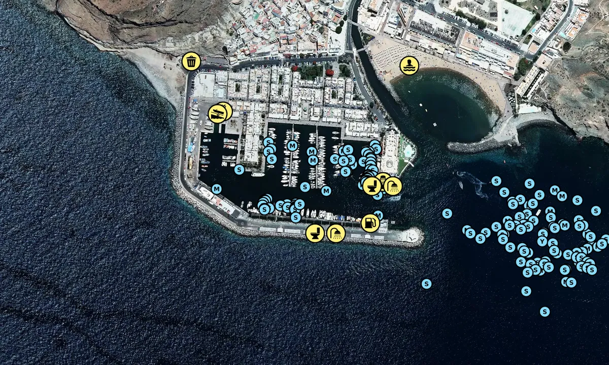 Satelite image of Puerto Mogan