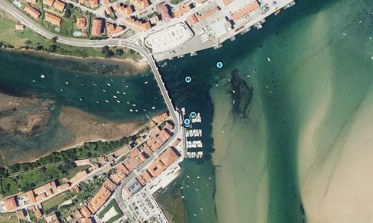 Satelite image of Puerto San Vicente de la Barquera