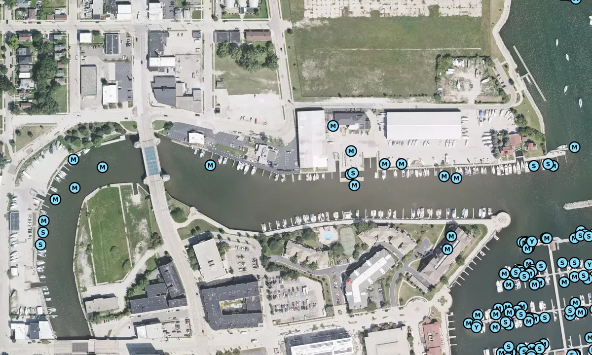 Satelite image of Pugh's Marina