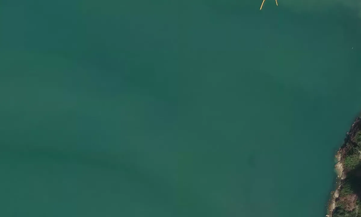 Satelite image of Pui O Beach