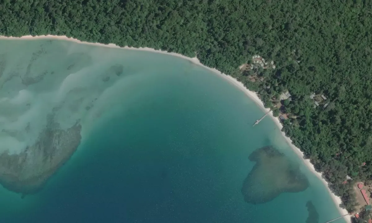 Flyfoto av Pulau Tiga