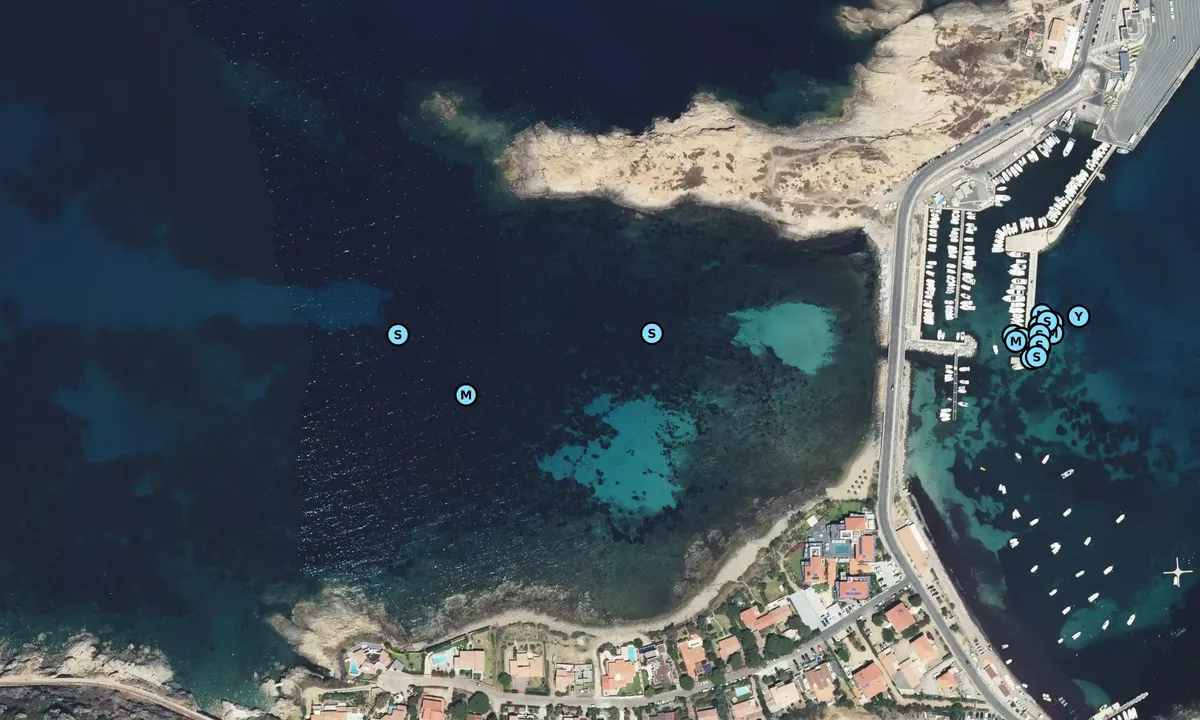 Satelite image of Punta de la Pietrella