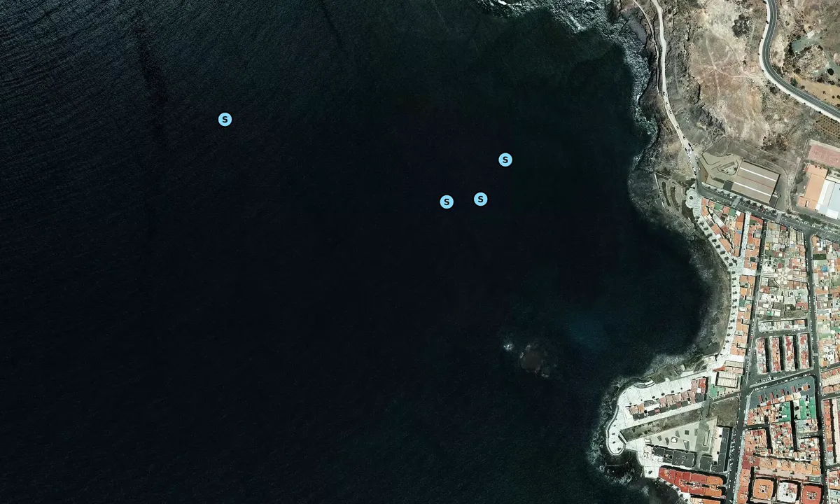 Satelite image of Punta de las Monjas