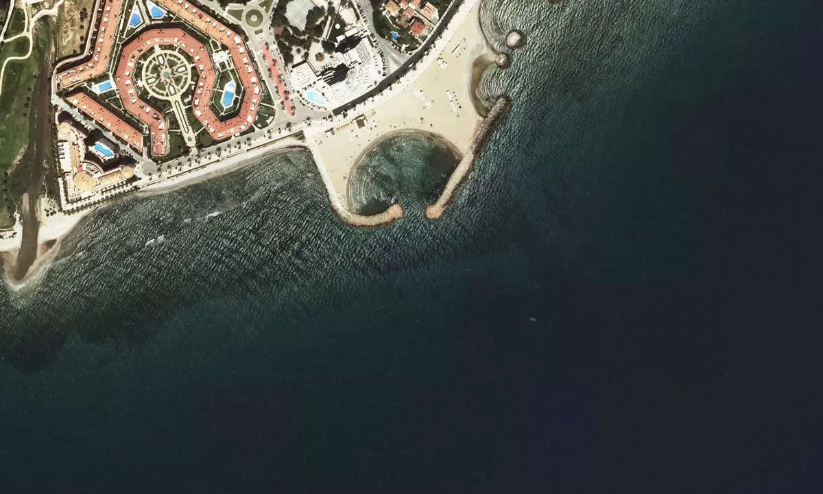 Flyfoto av Punta de les Anquines