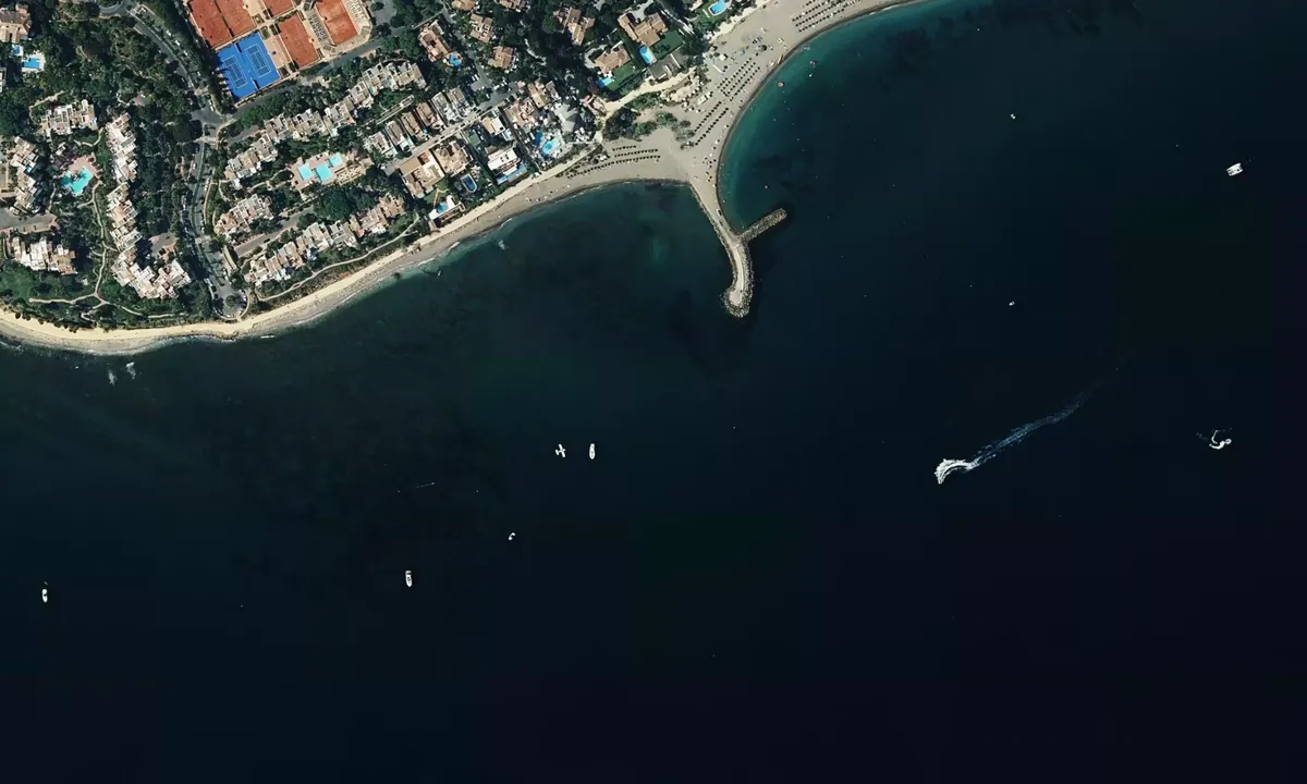 Flyfoto av Punta de los Nabules