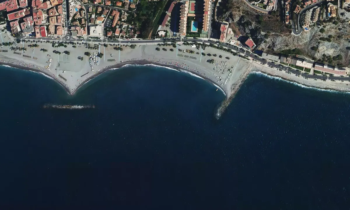 Flyfoto av Punta de San Cristóbal
