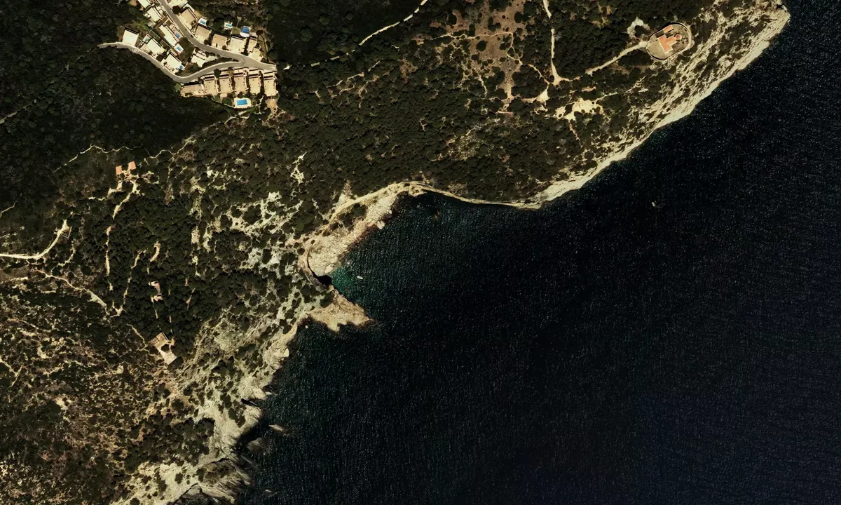 Flyfoto av Punta des Falcó