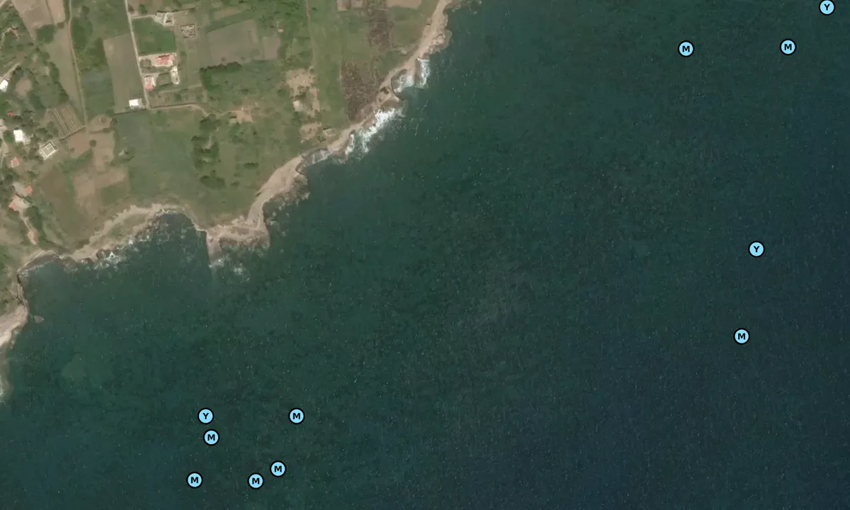 Satelite image of Punta di Arturo