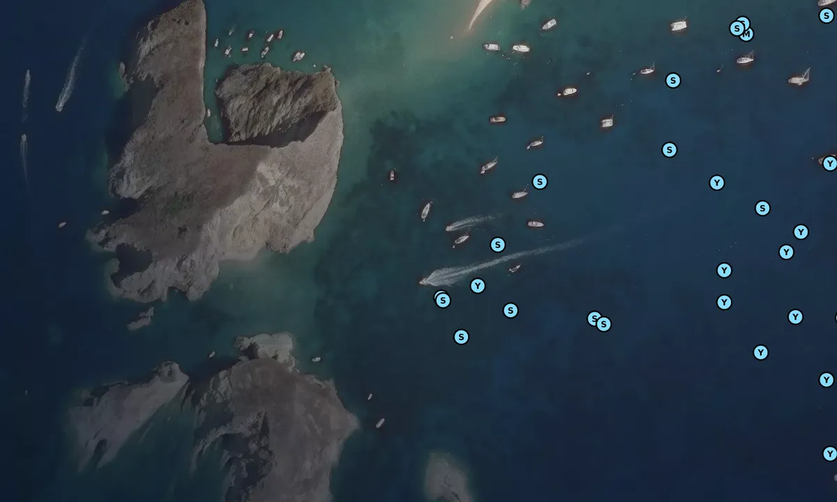 Satelite image of Punta di Mezzogiorno