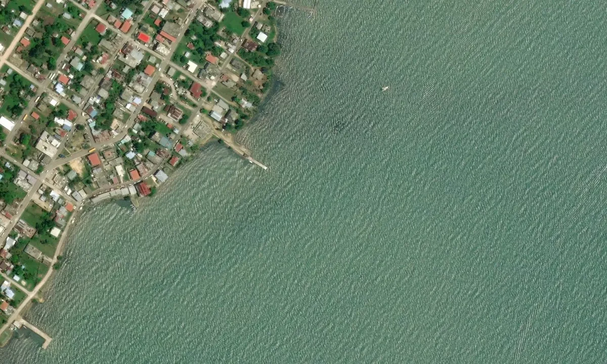 Satelite image of Punta Gorda - Toledo
