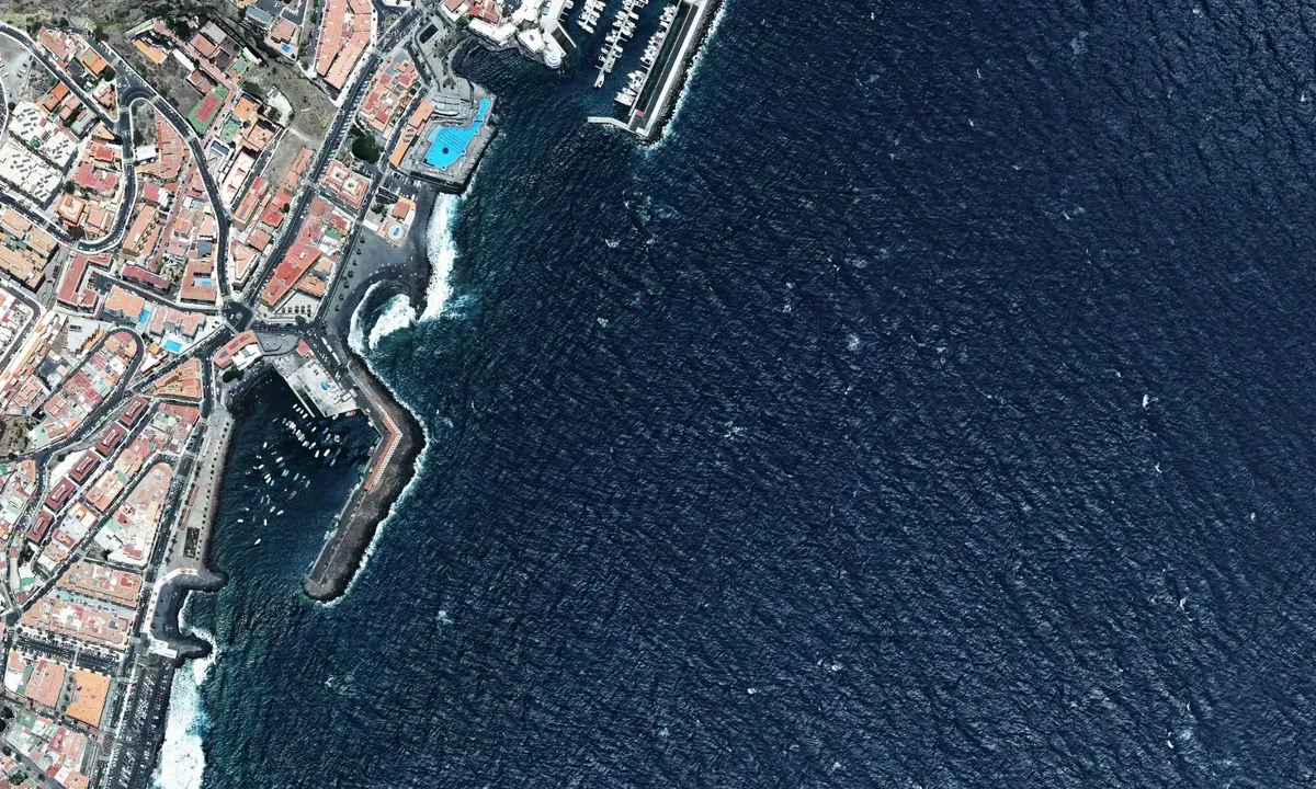 Flyfoto av Punta Larga